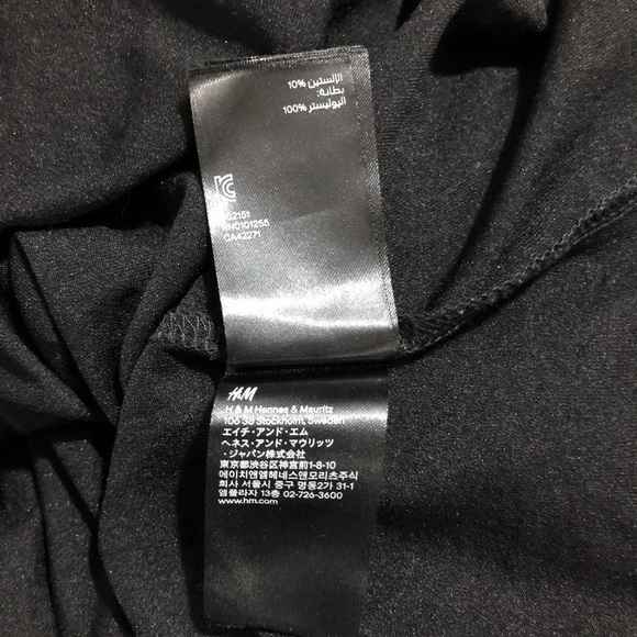 H  & M little black dress SZ M Sweetheart neckline - Picture 12 of 12